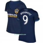 Camisolas de Futebol Los Angeles Galaxy Zlatan Ibrahimovic 9 Mulher Equipamento Alternativa 2017/18 Manga Curta